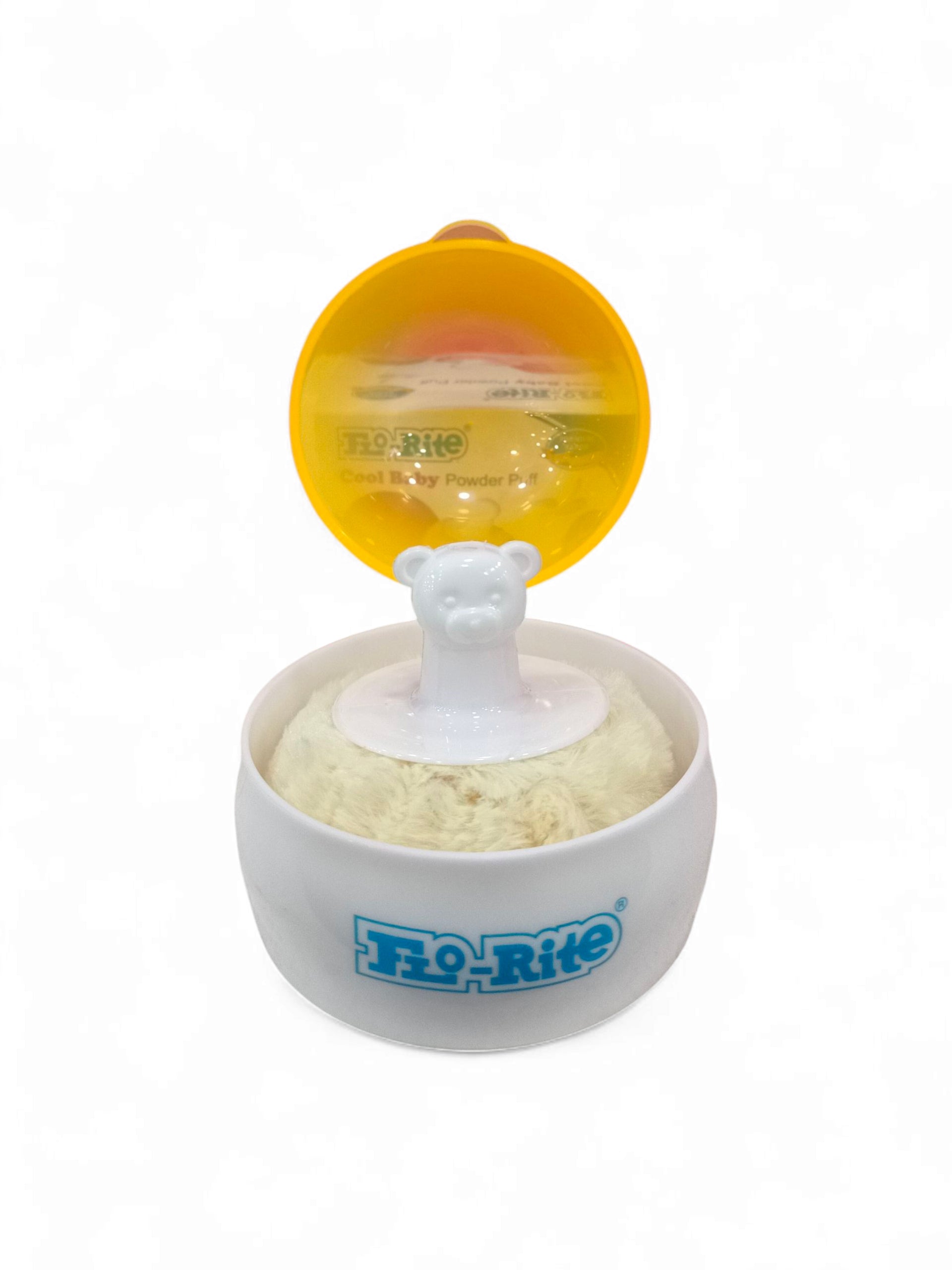 FLO RITE POWDER PUFF YELLOW FLO RITE POWDER PUFF YELLOW